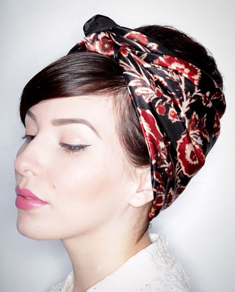 Easy to do head scarf?