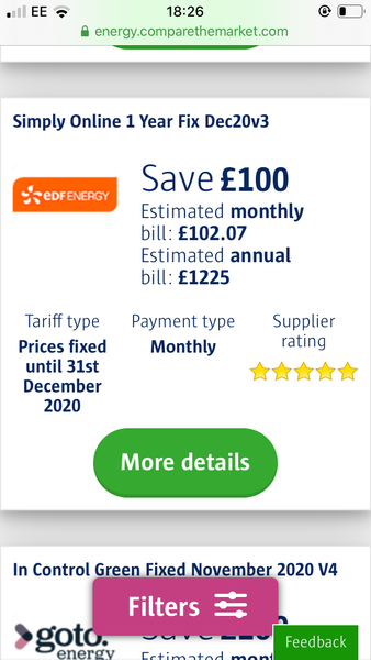 Just had my annual energy usage statement...