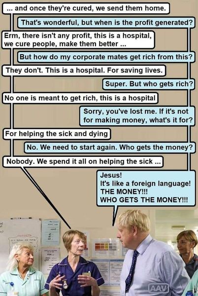 To ask about the American healthcare system?