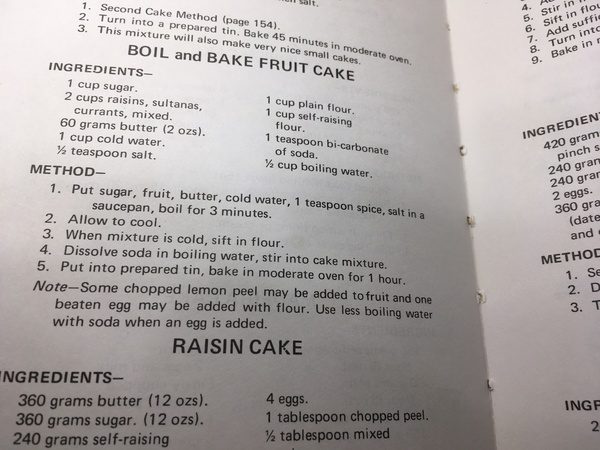 Looking for boil & bake fruit cake recipe