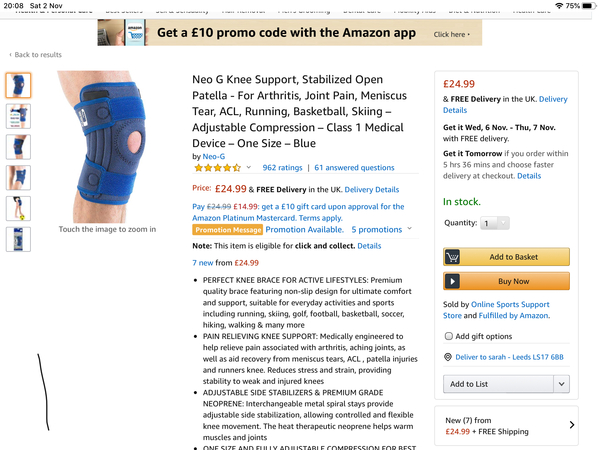 Knee problems - can anyone give advice please?