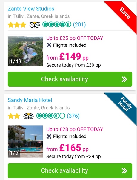Holiday for a family of 4 for £1000?