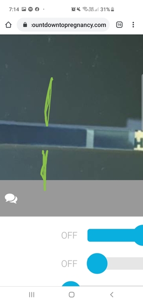Evap or very faint line?