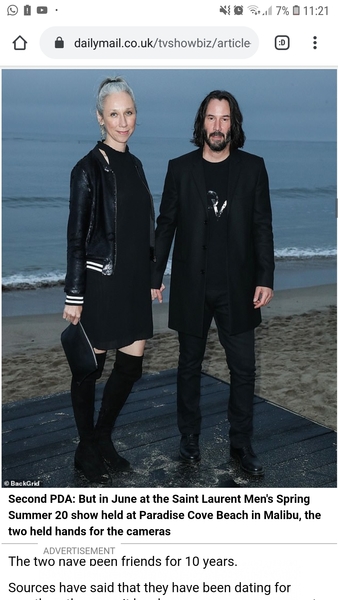 To have thought Keane Reeves was dating Helen Mirren?