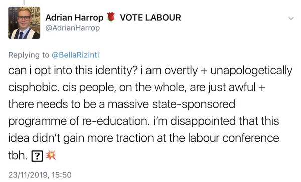 Dr Adrian Harrop says he discriminates against most of his patients
