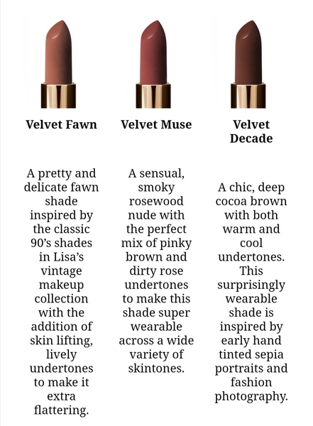 New Lisa Eldridge lipsticks tomorrow