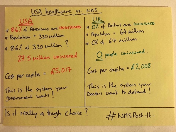 to think that the NHS is really quite shit and that not everyone who works in it is an underpaid hero?