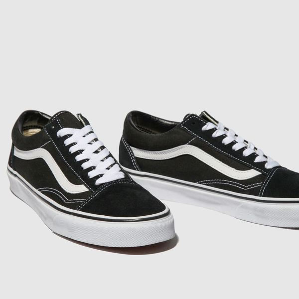 to wonder what the fuck this current obsession is with those black and white vans shoes?