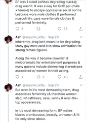Why is comparing Womanface to Blackface offensive?