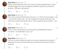 Sally Hines - criticised for tweets
