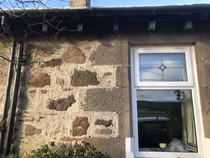 Water coming through external wall