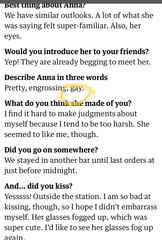 The Guardian... Blind Date 23 November