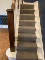 To get 100 % wool carpet for stairs and landing?