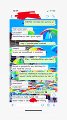 To ask what you think of his messages?