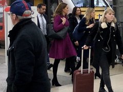 Royal style: Cambridges appear but Sussexes aren't near