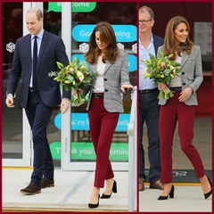 Royal style: Cambridges appear but Sussexes aren't near
