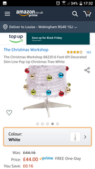Has anyone recently bought an artificial pre lit tree? I’m struggling?