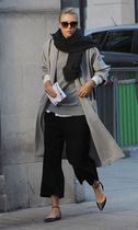 What's the right length for wide leg trousers for a party?