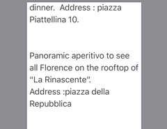 Thoughts and advice on Florence?