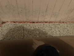 Water coming through external wall