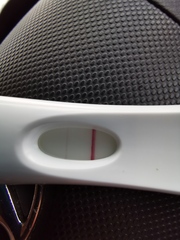 Tested too early... But can you see a very faint line?!!!