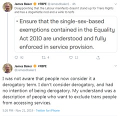 Lib Dems actively deterring GC women