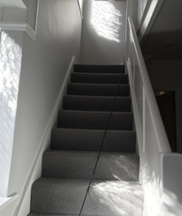 To get 100 % wool carpet for stairs and landing?