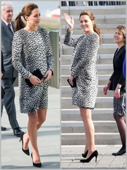 Royal style: it's leather skirt season!