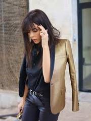 Just got Boden gold blazer - how shall I style it?