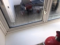 Lots of Condensation on Aluminium Windowa