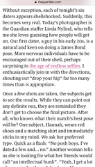 The Guardian... Blind Date 23 November