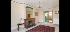 Sofa layout in dual aspect room
