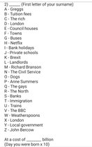 Westminstenders: "They are ahead in the polls"