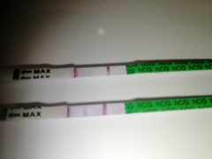 Faint positive pregnancy test, need your eyes