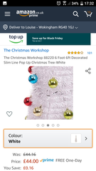 Has anyone recently bought an artificial pre lit tree? I’m struggling?