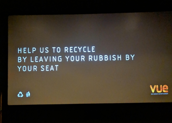 Rubbish is the cinema 😱