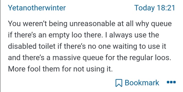 Did I jump the queue?