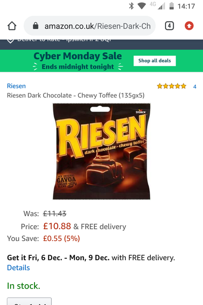 Want to find a safe chewy toffee - any suggestions