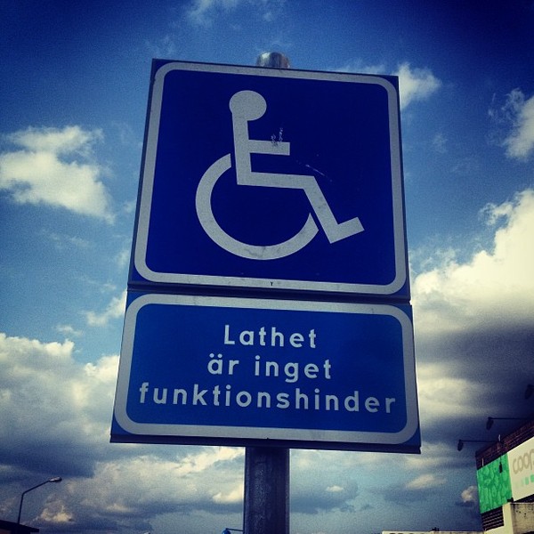 Questioned over use of Blue Badge