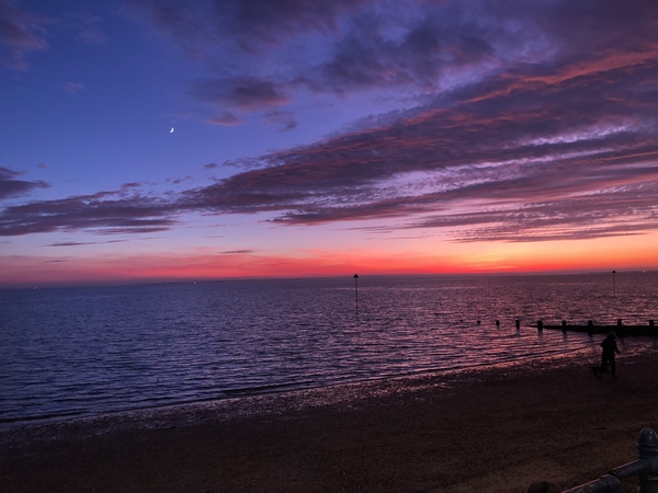 What’s the bright star near the moon?