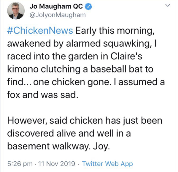 Jolyon Maugham should be prosecuted for killing a fox