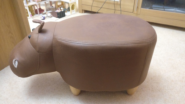 To think that a dino footstool would enhance ANY room