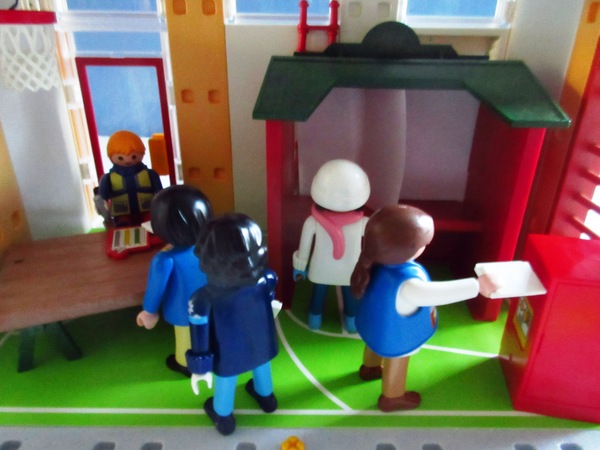 It's election day for the Playmobil people in our house. Cast your votes here.