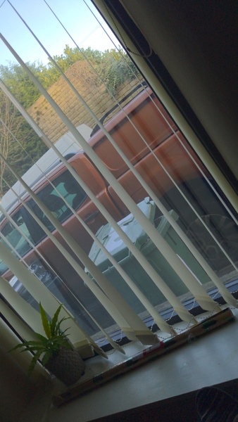 To park your truck outside my house?! Aibu