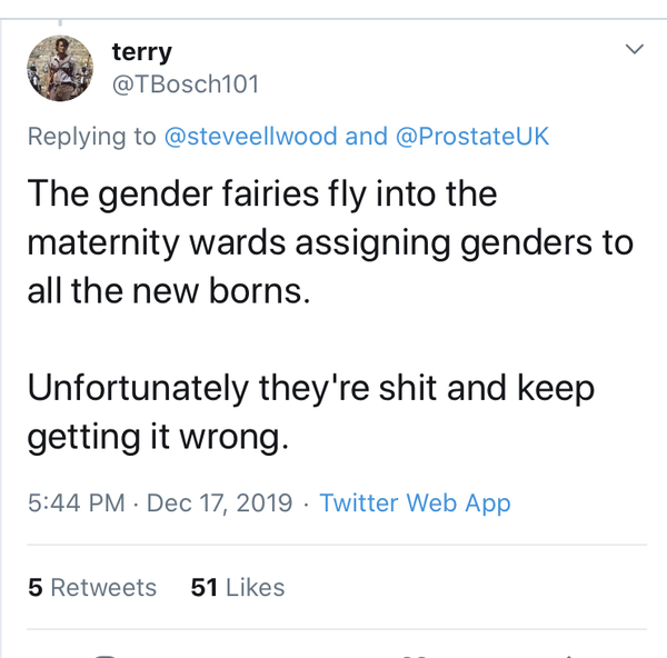 Prostate cancer charity getting pelters on twitter...