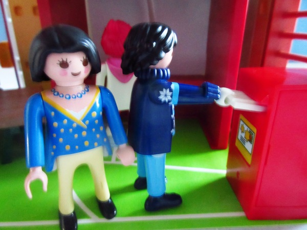 It's election day for the Playmobil people in our house. Cast your votes here.