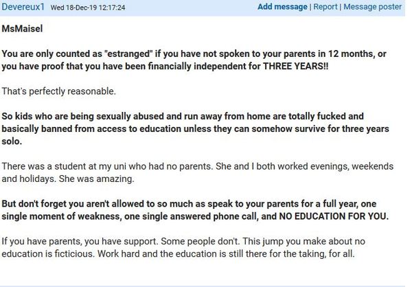 UCAS utterly unfair