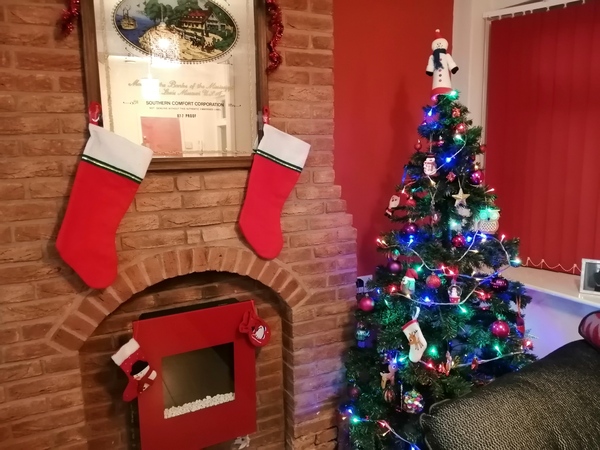 To ask to see your Christmas decorations?