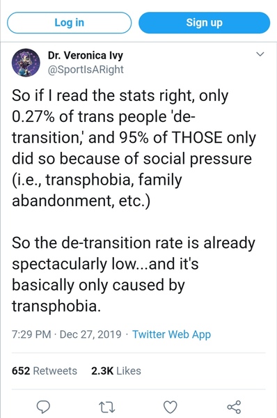 Detransition the Elephant in the Room - Update!
