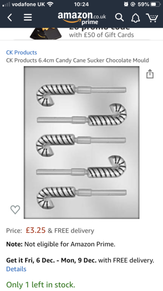 A challenge for you: chocolate "candy canes" ?!?